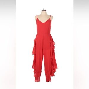 Elegant Red Jumpsuit